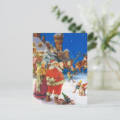 サンタクロース夫妻クロースの北極 シーズンポストカード (スタンド正面)