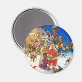 サンタクロース夫妻クロースの北極 マグネット (正面/裏面)