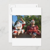 サンタクロース夫妻 シーズンポストカード (正面/裏面)