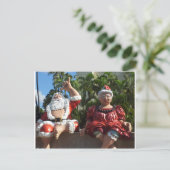 サンタクロース夫妻 シーズンポストカード (スタンド正面)