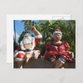 サンタクロース夫妻 シーズンポストカード (正面/裏面)