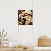 サンタクロース夫妻 ポスター (キッチン)