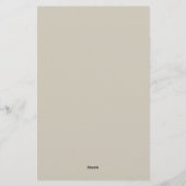 サンタクロース夫妻 便箋 (裏面)