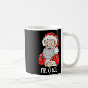 サンタクロース夫婦がクリスマスに合わせる コーヒーマグカップ