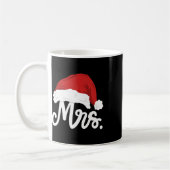 サンタクロース夫婦がクリスマスに合わせる コーヒーマグカップ (左)