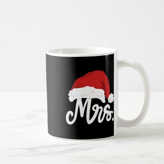 サンタクロース夫婦がクリスマスに合わせる コーヒーマグカップ (右)