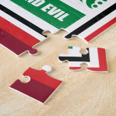 サンタクロース対クランプスボクシングマッチグッド対イビル ジグソーパズル (側面)