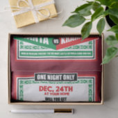 サンタクロース対クランプスボクシングマッチグッド対イビル 薄葉紙 (ギフト)