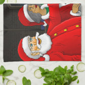 サンタクロース工房 キッチンタオル (折り畳み)