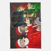 サンタクロース工房 キッチンタオル (縦)
