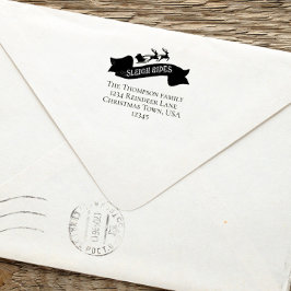 サンタクロース差出人住所クリスマス セルフインキングスタンプ