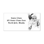サンタクロース差出人住所ノースポール ラバースタンプ (インプリント)