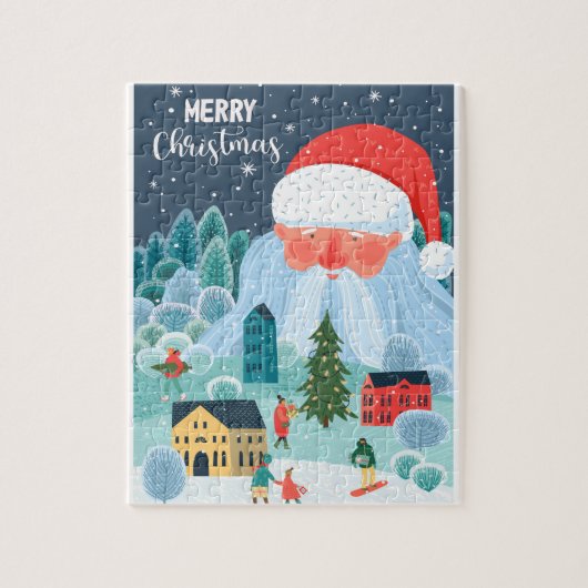 サンタクロース市 ジグソーパズル (縦)