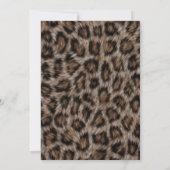 サンタクロース帽の白猫 招待状 (裏面)