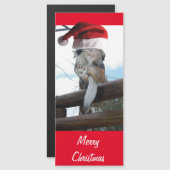 サンタクロース帽をかぶったクリスマスキリン (正面/裏面)