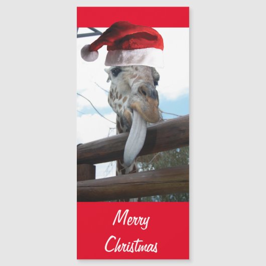 サンタクロース帽をかぶったクリスマスキリン (正面)