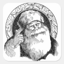 サンタクロース広場ステッカー