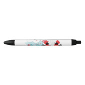 サンタクロース広場 黒ボールペン (正面)