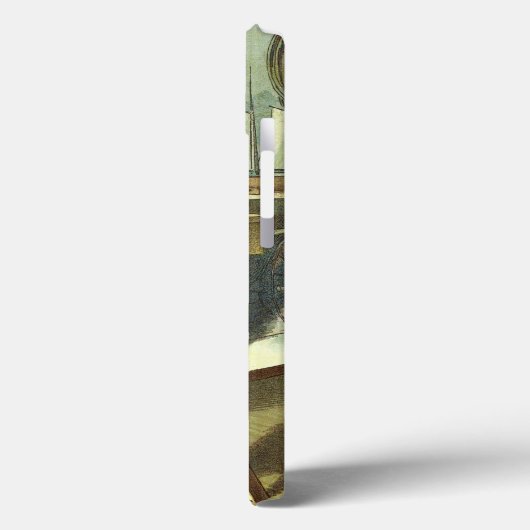 サンタクロース建物おもちゃ見たヴィンテージクリスマス Case-Mate iPhoneケース (裏面 / 左)