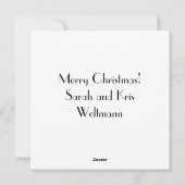 サンタクロース抽象アート シーズンカード (裏面)