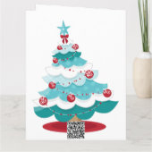 サンタクロース挨拶状 カード (裏面)