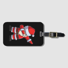 サンタクロース敬礼 ラゲッジタグ