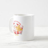 サンタクロース新年おめでとう コーヒーマグカップ (正面左)