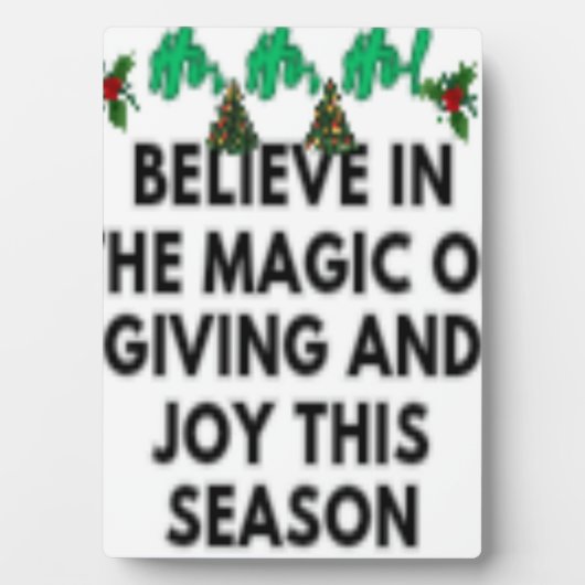 サンタクロース新年おめでとう💐 フォトプラーク (正面)