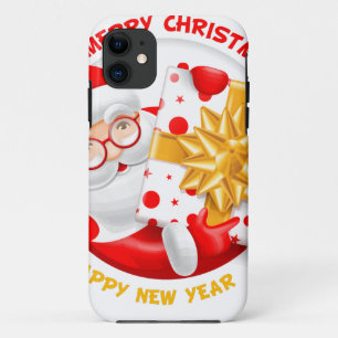 サンタクロース新年おめでとう iPhone 11 ケース