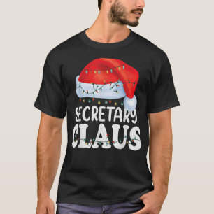 サンタクロース書記官補のおもしろいクリスマスマッチングCos Tシャツ