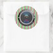 サンタクロース望遠カメラ ラウンドシール (バッグ)