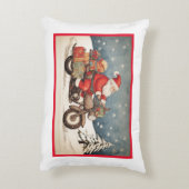 サンタクロース来の町へ アクセントクッション (裏面(縦))