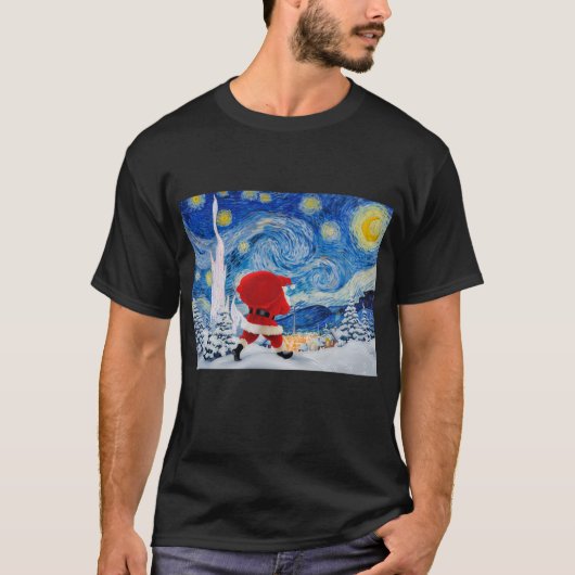 サンタクロース来はクリスマスTシャツだ Tシャツ (正面)
