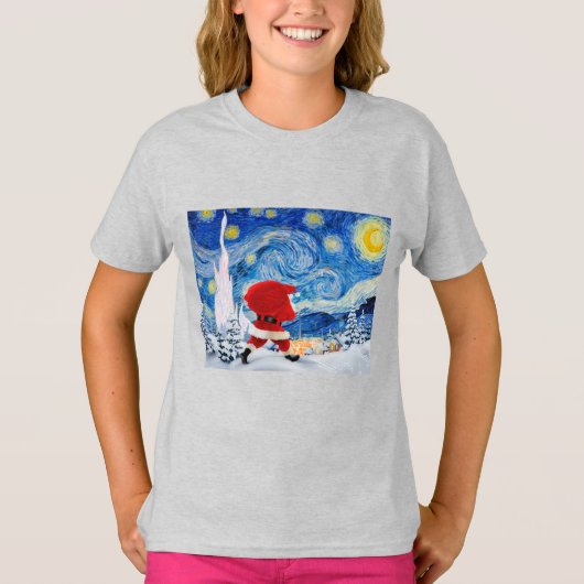 サンタクロース来はクリスマスTシャツだ Tシャツ (正面)