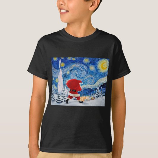 サンタクロース来はクリスマスTシャツだ Tシャツ (正面)