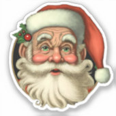 サンタクロース来はスマイルセラミックボールキリストへ シール (正面)