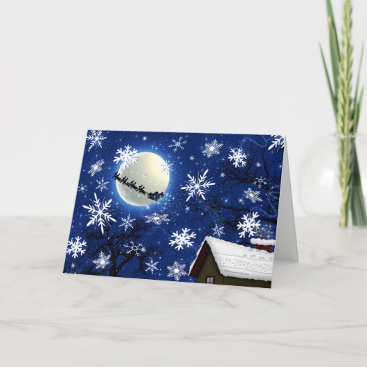 サンタクロース来はタウンカード空白のだ シーズンカード (正面)