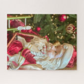 サンタクロース来は町に行く – 16x20 - 520個 ジグソーパズル (横)