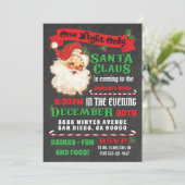 サンタクロース来は町のクリスマスパーティーだ 招待状 (スタンド正面)