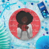 サンタクロース来は町のパーティーだ ペーパープレート (パーティー)