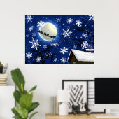 サンタクロース来は町のポスターだ ポスター (ホームオフィス)