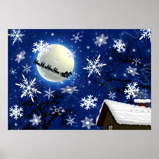 サンタクロース来は町のポスターだ ポスター (正面)