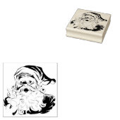 サンタクロース来は町の大きな広場にある ラバースタンプ (押印)