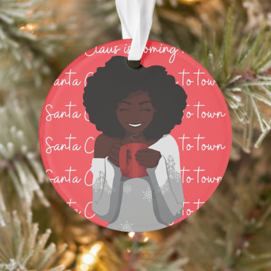 サンタクロース来は町の白象へ オーナメント (ツリー)