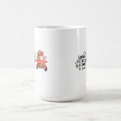 サンタクロース来は町へ行くところだ コーヒーマグカップ (中央)