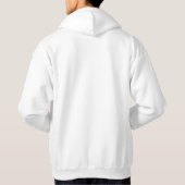 サンタクロース来は私の町のTシャツの家に住んでいる パーカ (裏面)