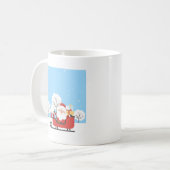 サンタクロース来は コーヒーマグカップ (正面左)