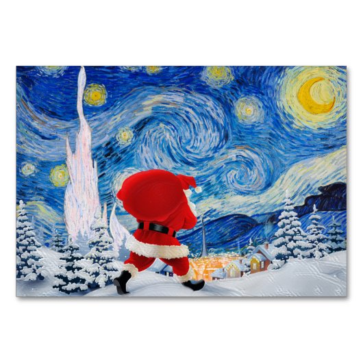 サンタクロース来は テーブルナンバー (正面)