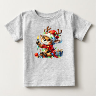 サンタクロース来は ベビーTシャツ