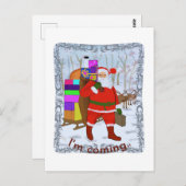 サンタクロース来は ポストカード (正面/裏面)